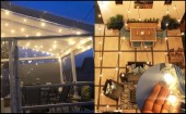Ghirlanda luminoasa cablu alb, 5 m lungime, 10 becuri led clare, interconectabila 50 m, de exterior/interior