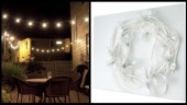 Ghirlanda Luminoasa Alba, de Exterior, Cablu Alb, Lumina calda/rece, Lungime 10 m, cu 2 Led/m, Glob Transparent