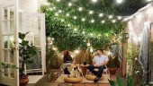 Ghirlanda Luminoasa de Exterior, lungime 12 m, cu 1 Led/m, Glob Opac