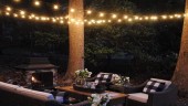 Ghirlanda Luminoasa de Exterior, lungime 15m, cu 3Bec/m, Glob Opac