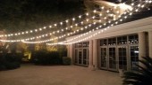 Ghirlanda Luminoasa de Exterior, Lumina Calda /Rece, Lungime 25 m, cu 3 Led/m, Glob Transparent