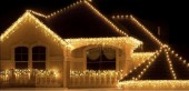 Perdea luminoasa turturi inegali de exterior, instalatii luminoase exterior turturi cu flash, 7  m lungime, iluminat festiv stradal Craciun/case/hoteluri 